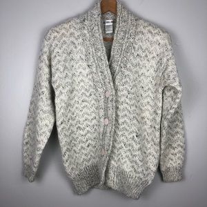 Victoria Jones Vintage Wool Grandpa Cardigan